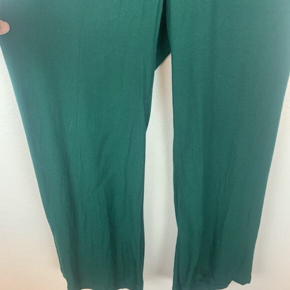 Reformation Mayer Jumpsuit Womens 6 Green Wide Leg Crop Open Back Crepe - Picture 5 of 13